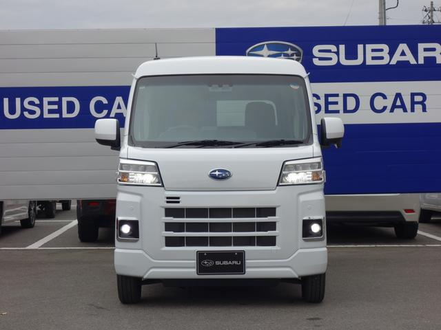 サンバーバン ＶＣ　純正オーディオ　両側電動スライドドア　元弊社デモカー　純正オーディオ　両側パワースライドドア　パートタイム４ＷＤ　障害物センサー　フロントフォグランプ　アイドリングストップ　オートライト　フルフラットカーゴルーム　スマートアシスト　元弊社デモカー（9枚目）