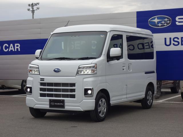 サンバーバン ＶＣ　純正オーディオ　両側電動スライドドア　元弊社デモカー　純正オーディオ　両側パワースライドドア　パートタイム４ＷＤ　障害物センサー　フロントフォグランプ　アイドリングストップ　オートライト　フルフラットカーゴルーム　スマートアシスト　元弊社デモカー（39枚目）