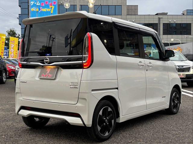 ルークス ハイウェイスター　Ｘ　４ＷＤ　１オーナー　純正フルセグナビ　左側電動スライドドア　全方位カメラ　ＬＥＤライト　シートヒーター　フォグランプ　オートライト　後席エアコン　アイドリングストップ　前後ドラレコ　純正ＡＷ（5枚目）