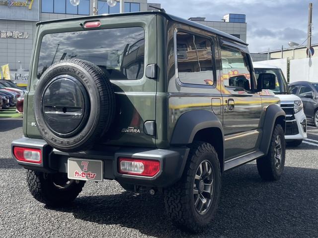 ジムニーシエラ ＪＣ　１オーナー　４ＷＤ　５ＭＴ　シートヒーター　ＬＥＤライト　オートライト　ヘッドライトウォッシャー　フォグランプ　衝突軽減Ｂ　レーンキープ　Ｂｌｕｅｔｏｏｔｈ　ＵＳＢ端子　ＥＴＣ　ＡＴタイヤ（5枚目）
