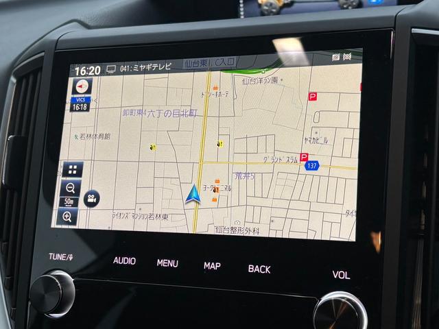 フォレスター X-ブレイク 4WD 1オーナー 純正フルセグナビ ハーフレザー パドルシフト 電動リアゲート パワーシート シートヒーター LEDライト ACC レーンキープ 衝突軽減B ETC ドラレコ 純正/レイズAW(14枚目)