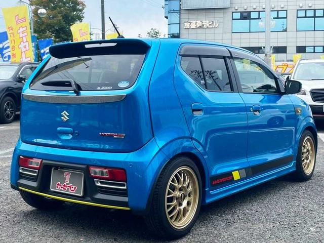 アルトワークス ベースグレード　４ＷＤ　１オーナー　純正ナビ　ＴＥＩＮ車高調　ＲＥＣＡＲＯシート　衝突軽減ブレーキ　　パドルシフト　レーンキープ　ＬＥＤライト　デジタルインナーミラー型ドラレコ　　バックカメラ　ＥＴＣ　社外ＡＷ（5枚目）
