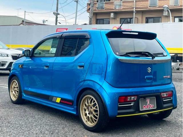 アルトワークス ベースグレード　４ＷＤ　１オーナー　純正ナビ　ＴＥＩＮ車高調　ＲＥＣＡＲＯシート　衝突軽減ブレーキ　　パドルシフト　レーンキープ　ＬＥＤライト　デジタルインナーミラー型ドラレコ　　バックカメラ　ＥＴＣ　社外ＡＷ（7枚目）