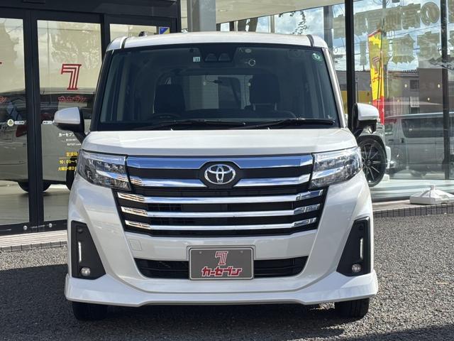 ルーミー カスタムG 1オーナー 純正フルセグナビ 両側電スラ シートヒーター LEDヘッドライト ACC バックカメラ フォグランプ オートライト 衝突軽減B レーンキープ 前後ドラレコ ETC 純正14インチAW(43枚目)