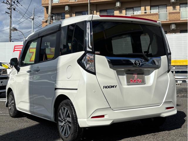 ルーミー カスタムG 1オーナー 純正フルセグナビ 両側電スラ シートヒーター LEDヘッドライト ACC バックカメラ フォグランプ オートライト 衝突軽減B レーンキープ 前後ドラレコ ETC 純正14インチAW(48枚目)