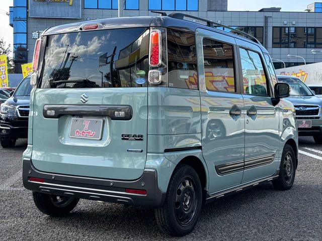 スペーシアギア 　フルセグナビ　両側電動スライドオア　シートヒーター　バックカメラ　ＬＥＤライト　ルーフレール　クリアランスソナー　フォグランプ　ｉストップ　衝突軽減Ｂ　レーンキープ　ＥＴＣ　純正１４インチＡＷ（5枚目）