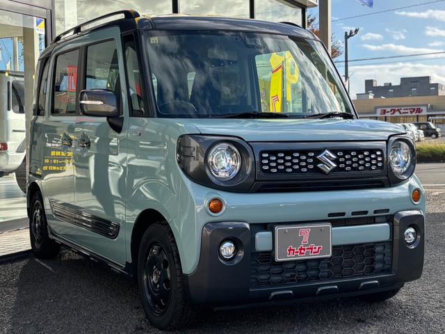 スペーシアギア 　フルセグナビ　両側電動スライドオア　シートヒーター　バックカメラ　ＬＥＤライト　ルーフレール　クリアランスソナー　フォグランプ　ｉストップ　衝突軽減Ｂ　レーンキープ　ＥＴＣ　純正１４インチＡＷ（44枚目）