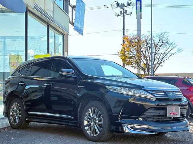 ハリアーハイブリッド プログレス　フルモデリスタ　純正ナビ　黒レザー　全方位モニター　電動リアゲート　ＬＥＤライト　フォグランプ　Ｂカメラ　シートヒーター＆エアコン　前後ソナー　オートクルーズ　３６０°ドラレコ　ＥＴＣ２．０　純正ＡＷ（44枚目）