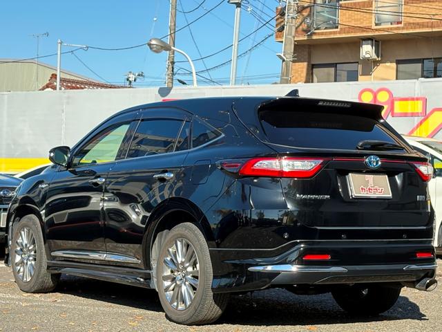 ハリアーハイブリッド プログレス　フルモデリスタ　純正ナビ　黒レザー　全方位モニター　電動リアゲート　ＬＥＤライト　フォグランプ　Ｂカメラ　シートヒーター＆エアコン　前後ソナー　オートクルーズ　３６０°ドラレコ　ＥＴＣ２．０　純正ＡＷ（48枚目）