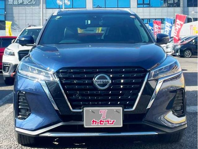 キックス X 1オーナー 純正フルセグナビ ハーフレザー プロパイロット LEDライト シート&ハンドルヒーター 全方位ソナー 衝突軽減B フォグランプ バックカメラ Bluetooth ETC 純正17インチAW(2枚目)