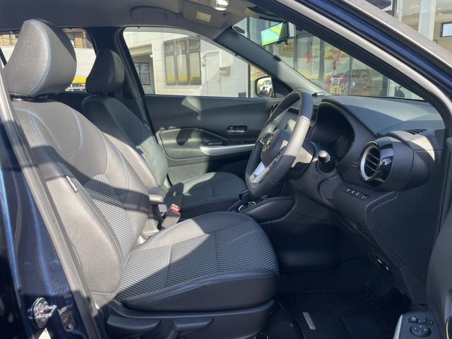 キックス X 1オーナー 純正フルセグナビ ハーフレザー プロパイロット LEDライト シート&ハンドルヒーター 全方位ソナー 衝突軽減B フォグランプ バックカメラ Bluetooth ETC 純正17インチAW(10枚目)