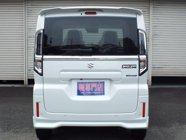 スペーシアカスタム ハイブリッドＸＳ　４ＷＤ　９型全方位モニター付きナビＴＶ　スズキコネクト　両側パワースライドドア　ヘッドアップディスプレイ　クルーズコントロール　横滑り防止付き　デュアルセンサーブレーキシステム２　シートヒーター　ＬＥＤヘッドライトフォグ　ハーフレザーシート（48枚目）