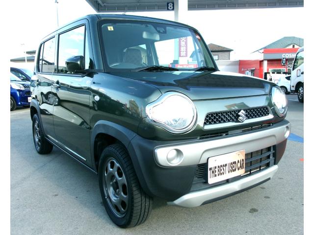 ハスラー G 4WD ETC ナビ TV 衝突被害軽減システム スマートキー アイドリングストップ 電動格納ミラー シートヒーター ベンチシート CVT 盗難防止システム ABS ESC CD USB(4枚目)