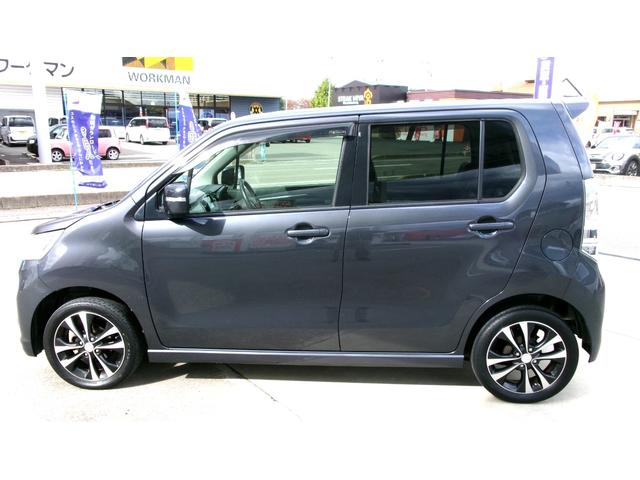 ワゴンＲスティングレー Ｔ　ＥＴＣ　バックカメラ　ナビ　ＴＶ　オートライト　ＨＩＤ　スマートキー　アイドリングストップ　電動格納ミラー　シートヒーター　ベンチシート　ＣＶＴ　盗難防止システム　ＡＢＳ　ＵＳＢ　アルミホイール（6枚目）