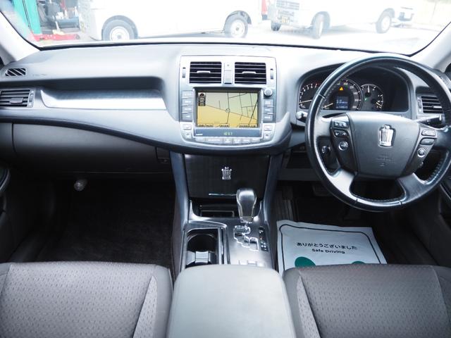 クラウン ３．５アスリート　車検整備付き　社外１９インチアルミ　ナビ　テレビ　バックカメラ　プッシュスタート　パワーシート（14枚目）