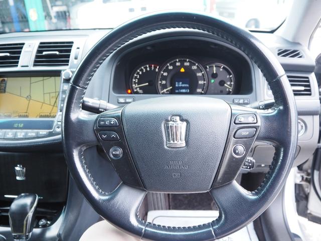 クラウン ３．５アスリート　車検整備付き　社外１９インチアルミ　ナビ　テレビ　バックカメラ　プッシュスタート　パワーシート（32枚目）