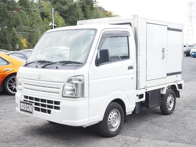 キャリイトラック 冷蔵冷凍車 車検整備付き 5MT 2WAYスタンバイ機能付き 外部電源用スタンバイケーブル 冷凍機-5度確認 マイナス5度〜プラス20度設定(9枚目)