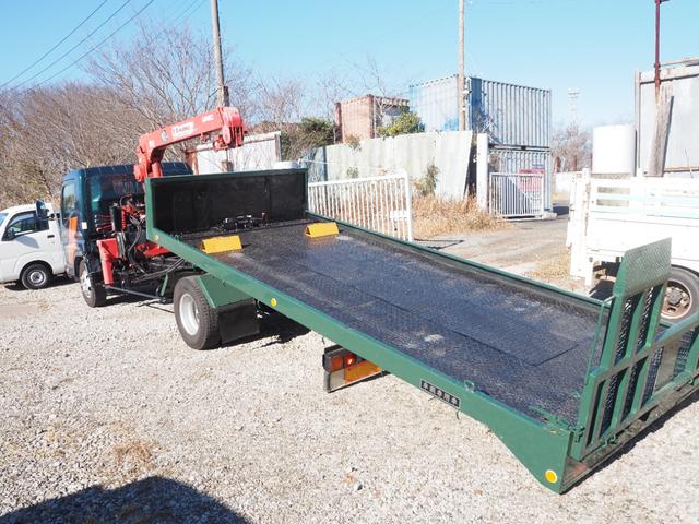 キャンター 　車検整備付　クレーン付き積載車　積載量２３００ｋｇ　車両総重量７１２５ｋｇ　準中型免許可能　ラジコン有ＵＲＵ２６３　６ＭＴ　ディーゼル（16枚目）