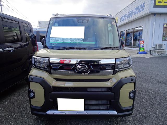 タント ファンクロスリミテッド　４ＷＤ　特別仕様車　届出済未使用車　ブレーキサポート　誤発進抑制制御　純正９インチスマホ連動ディスプレイオーディオ　ｂｌｕｅｔｏｏｔｈ　バックカメラ　デュアルシートヒーター　ＬＥＤヘッドライト　ＥＴＣ（2枚目）