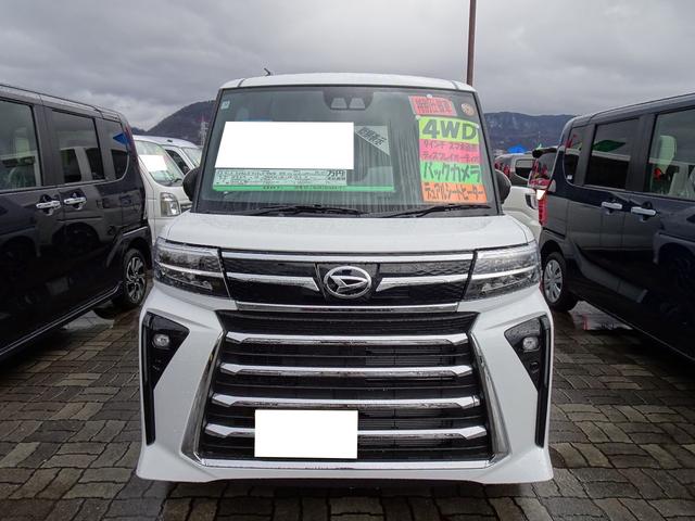 タント カスタムXリミテッド 4WD 特別仕様車 届出済未使用車 ブレーキサポート コーナーセンサー 純正ディスプレイオーディオ Bluetooth バックカメラ 両側電動スライドドア デュアルシートヒーター LEDライト ETC(2枚目)