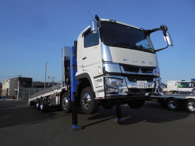 　Ｒ３年式　ＦＳ７０ＨＺ煽付４段クレーンハイジャッキセルフ　ＭＴ７速　６Ｒ２０　３９４馬力　最大積載量１１，６００ｋｇ　地上高：約１，０４０ｍｍ　荷台内寸：８４００×２３９０×２００(11枚目)