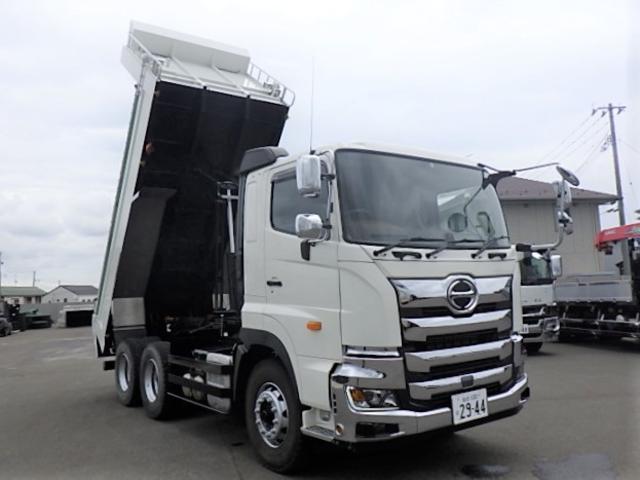 プロフィア 　Ｒ３年式　日野１０ｔダンプ　走行距離４３，０５２ｋｍ新明和工業９．２ｔ　積載５１００×２２００ボディＭＴ７速　３８０ｐｓ　Ｔ／Ｍリターダ付車検Ｒ５．１０．２８　ＥＴＣ付（18枚目）