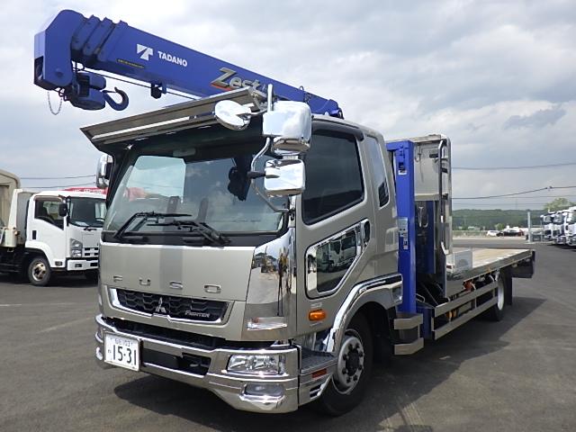 ファイター 　Ｒ２年式　２７０ＰＳ　カスタム仕様増トンセルフタダノクレーン警報仕様（定格荷重指示装置付き）ラジコン付き走行時ブーム前方格納（2枚目）