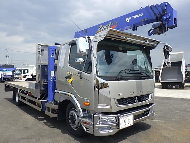 ファイター 　Ｒ２年式　２７０ＰＳ　カスタム仕様増トンセルフタダノクレーン警報仕様（定格荷重指示装置付き）ラジコン付き走行時ブーム前方格納（3枚目）