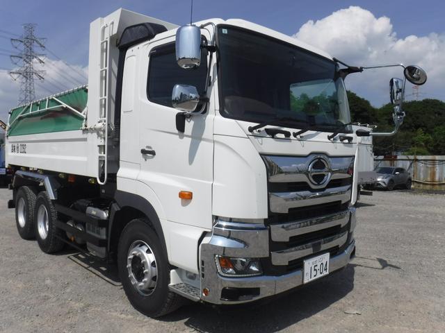 プロフィア 　１０ｔダンプ走行距離　４７，５５７ｋｍ新明和工業　９．２ｔ積載５１００×２２００ボディＭＴ７速　３８０ｐｓＴ／Ｍリターダ付（2枚目）