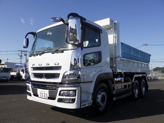 スーパーグレート 　１０ｔＦゲートダンプ新明和　８．５ｔ積載荷台寸　４７６０×２１４０ＭＴ７速　３８０ＰＳ（2枚目）