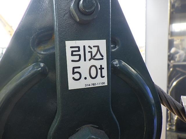 ファイター 増トンセルフ 4段クレーン MT6速 270馬力 6.5t積 荷台寸 530×230cm 地上高100cm カスタム仕様 ラジコン付 タダノ警報仕様 前方格納 5t引込ウィンチ(15枚目)