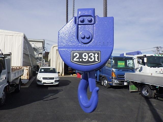 ファイター 増トンセルフ 4段クレーン MT6速 270馬力 6.5t積 荷台寸 530×230cm 地上高100cm カスタム仕様 ラジコン付 タダノ警報仕様 前方格納 5t引込ウィンチ(17枚目)