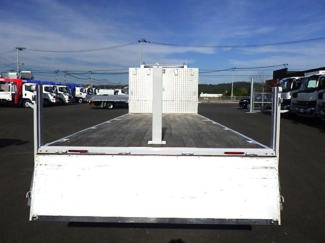 ファイター 　ワイド超ロング　アルミブロック　荷台寸：６２０×２２２×５９ｃｍ検切ナンバー付　４ｔ平　３，２５０ｋｇ積　スタンション　あおり高さ５９ｃｍ（16枚目）