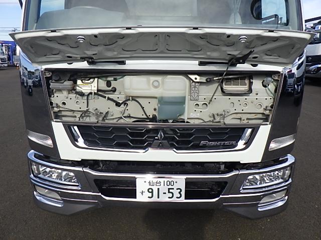 ファイター 　ワイド超ロング　アルミブロック　荷台寸：６２０×２２２×５９ｃｍ検切ナンバー付　４ｔ平　３，２５０ｋｇ積　スタンション　あおり高さ５９ｃｍ（39枚目）