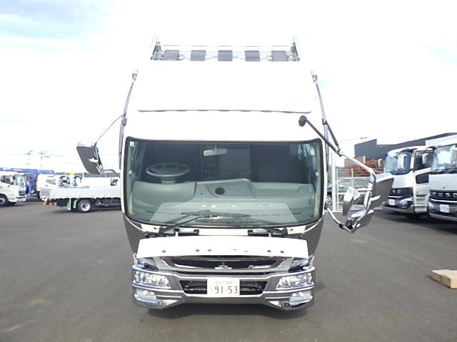 ファイター 　ワイド超ロング　アルミブロック　荷台寸：６２０×２２２×５９ｃｍ検切ナンバー付　４ｔ平　３，２５０ｋｇ積　スタンション　あおり高さ５９ｃｍ（40枚目）