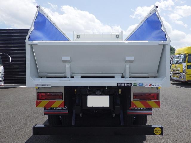 スーパーグレート 　大型Ｌゲートダンプ　８．９ｔ積　極東開発　耐摩耗鋼板　スウェーデン鋼　荷台内寸５１０×２２０×５０ｃｍ　Ｆゲート　１２速ＡＴ（5枚目）