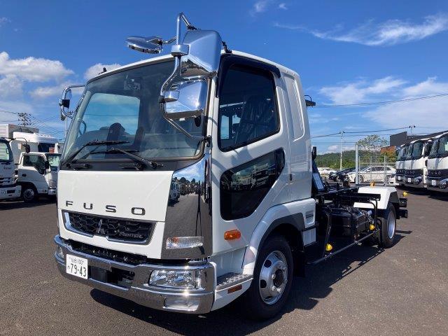 ファイター 　４ｔ脱着式コンテナ車　極東開発工業フックロール　バックモニター　ＥＴＣ　アームロール箱（瑞穂）　ボディ内寸：３６００×１９１０×１１７０ｍｍ８．０立米　メッキフロントバンパーコーナーパネルミラーカバー（37枚目）