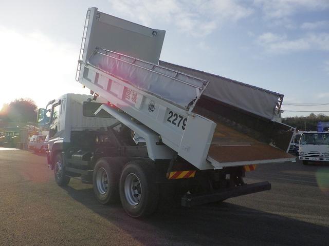 スーパーグレート 　大型Ｌゲートダンプ　極東開発工業製　荷台寸：Ｌ４７１×Ｗ２２０×４８ｃｍ（12枚目）