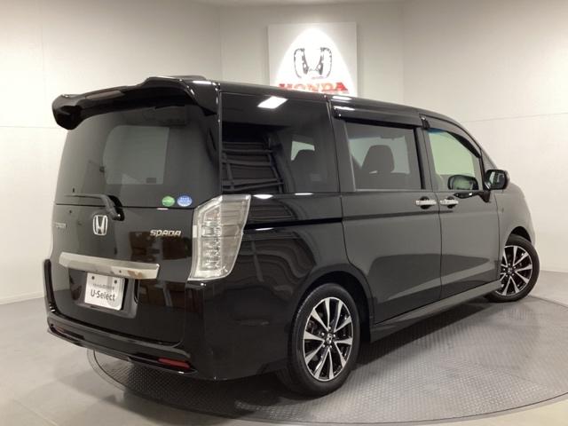 ステップワゴンスパーダ Zクールスピリット 光触媒抗菌消臭施工済 バックカメ ダブルエアコン キーフリー ナビTV 横滑防止 DVD視聴可能 フルオートエアコン パワーウインドウ Aクルーズ 三列シート 運転席エアバック パワステ ABS(3枚目)