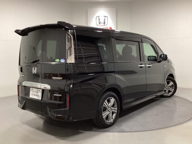 ステップワゴンスパーダ スパーダハイブリッドＧ・ＥＸホンダセンシング　ワンオーナー・７人乗り・ＥＴＣ・ナビ・ドラレコ・シートヒーター・光触媒抗菌消臭施工済　フルオートエアコン　キーフリー　Ｓヒーター　横滑防止　ＷＡＣ　セキュリティアラーム　ＤＶＤ再生可　パワーウインドウ（3枚目）