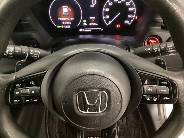 ヴェゼル e:HEVX 光触媒抗菌消臭施工済 前後障害物センサー AAC 1オーナ イモビライザー スマ-トキ- 誤発進抑制 PW リアカメラ クルコン ESC ETC装備 キーフリー LEDヘッドランプ ナビTV ABS(15枚目)