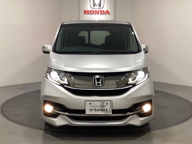 ステップワゴンスパーダ スパーダ・クールスピリットホンダセンシング 7人乗り 光触媒抗菌消臭施工済 サイドエアバック スマートキー 左右電動スライドドア バックモニタ Wエアコン 地TV ナビ&TV 三列シート AAC 横滑り防止機能 シートヒーター(2枚目)