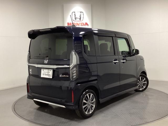 N-BOXカスタム L ドライブレコーダー前後 シートヒーター リモコンエンジンスターター 光触媒抗菌消臭施工済 Pソナー 1オーナー サイドエアバッグ ナビTV Aストップ ベンチシート キーフリーシステム LEDライト(3枚目)