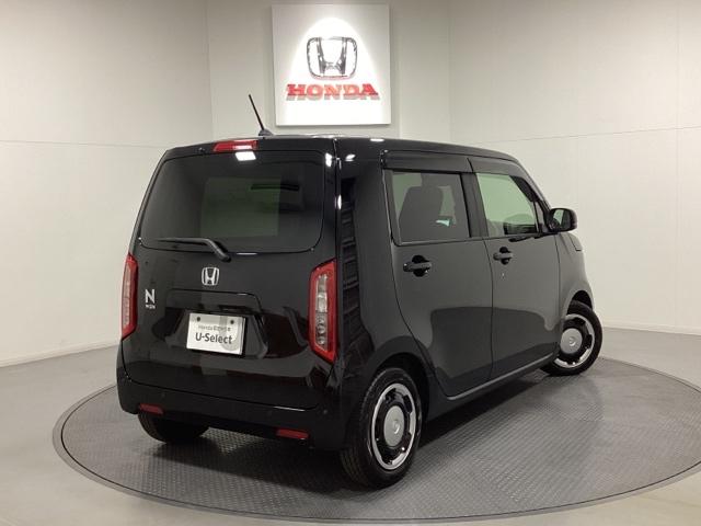 Ｎ－ＷＧＮ Ｌ　ワンオーナー　シートヒーター　ＤＶＤ再生　中古スタッドレスタイヤ、純正メモリーナビ、ドライブレコーダー前後装着＋ＥＴＣ付　Ｐセンサー　誤発進抑制　バックカメラ　ベンチシート　盗難防止システム　ＡＢＳ（5枚目）