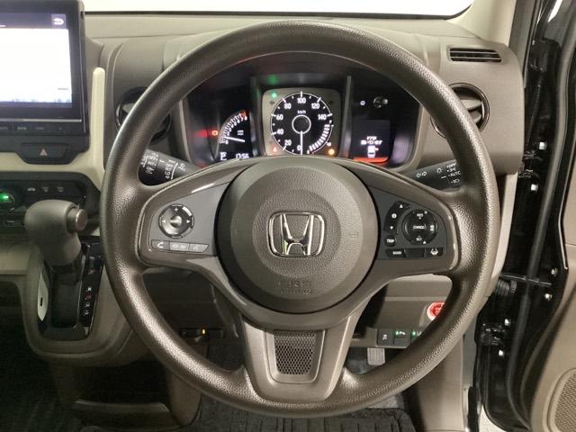 Ｎ－ＷＧＮ Ｌ　ワンオーナー　シートヒーター　ＤＶＤ再生　中古スタッドレスタイヤ、純正メモリーナビ、ドライブレコーダー前後装着＋ＥＴＣ付　Ｐセンサー　誤発進抑制　バックカメラ　ベンチシート　盗難防止システム　ＡＢＳ（14枚目）