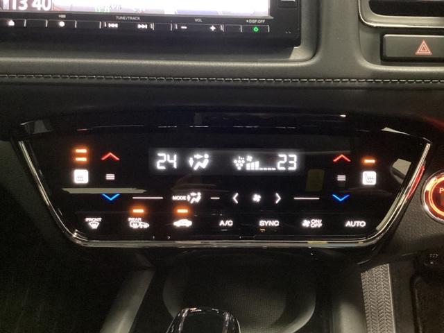 ヴェゼル ハイブリッドＸ・ホンダセンシング　ワンオーナー　前後ドライブレコーダー（社外）　シートヒーター　ＥＴＣ　フルセグＴＶ　ＤＶＤ再生　光触媒抗菌消臭施工済　シ－トヒ－タ－　横滑防止　Ｒカメラ　スマ－トキ－　クルコン　サイドエアバック（9枚目）