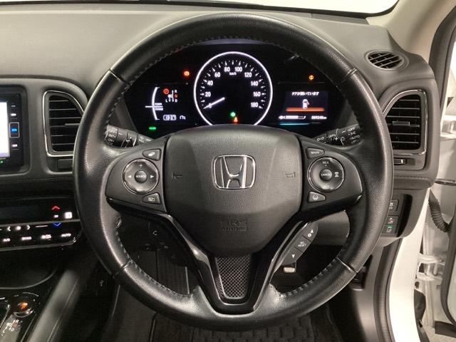 ヴェゼル ハイブリッドＸ・ホンダセンシング　ワンオーナー　前後ドライブレコーダー（社外）　シートヒーター　ＥＴＣ　フルセグＴＶ　ＤＶＤ再生　光触媒抗菌消臭施工済　シ－トヒ－タ－　横滑防止　Ｒカメラ　スマ－トキ－　クルコン　サイドエアバック（11枚目）