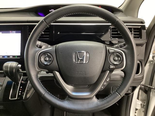 ステップワゴンスパーダ スパーダ・クールスピリット　光触媒抗菌消臭施工済　両電動スライドドア　シートＨ　追突軽減ブレーキ　スマキー　Ｂカメ　Ｗエアコン　フルセグテレビ　盗難防止システム　サイドエアバック　ナビＴＶ　アクティブクルーズコントロール　ＤＶＤ（12枚目）