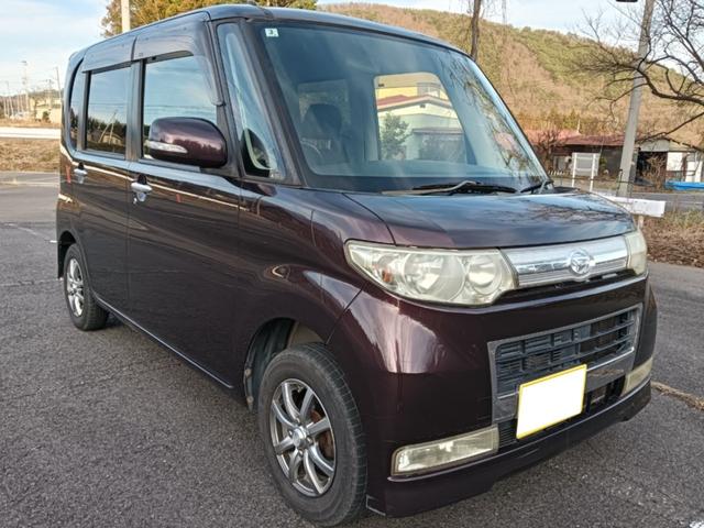 タント カスタムＬ　車検令和９年３月２５日　関東仕入れ　ナビ　走行中テレビ視聴可　禁煙車　スライドドア　１３インチアルミ　キーレスエントリー　電動格納ミラー　スペアキー　ウォーターポンプ交換済み　ラジエーター交換済み（3枚目）