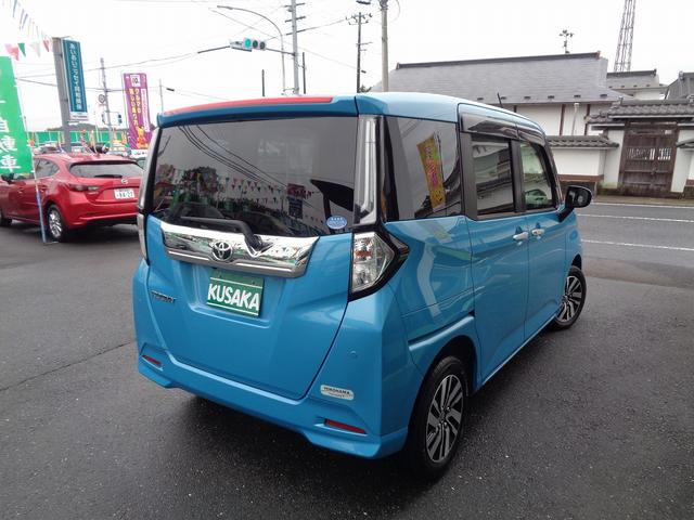 ルーミー カスタムG 車検整備付 両側電動ドア 衝突軽減ブレーキ 前後誤発進抑制 純正メモリ-ナビTV バックカメラ スマ-トキ-Pスタ-ト 横滑防止 クル-ズコントロ-ル フルオ-トAC コ-ナ-センサ- 電動パ-キング(2枚目)